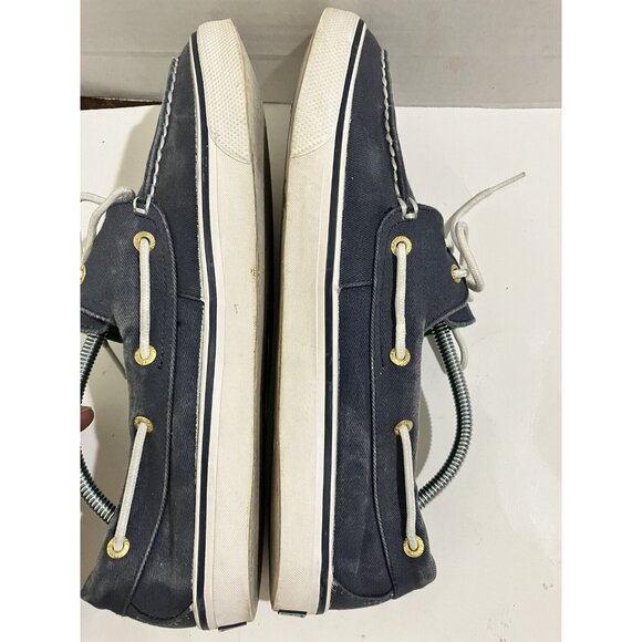 Sperry Bahama II Women’s Size 10 M Blue Denim canvas Loafers Boat Shoe - Picture 6 of 8